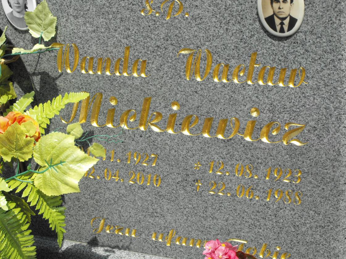 Wanda Mickiewicz 1927 Wołów - Grobonet - Wyszukiwarka osób pochowanych