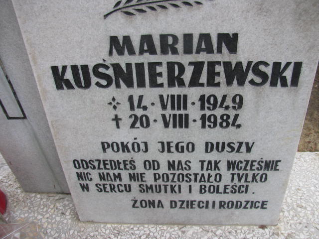 Wanda Kuśnierzewska 1950 Wołów - Grobonet - Wyszukiwarka osób pochowanych