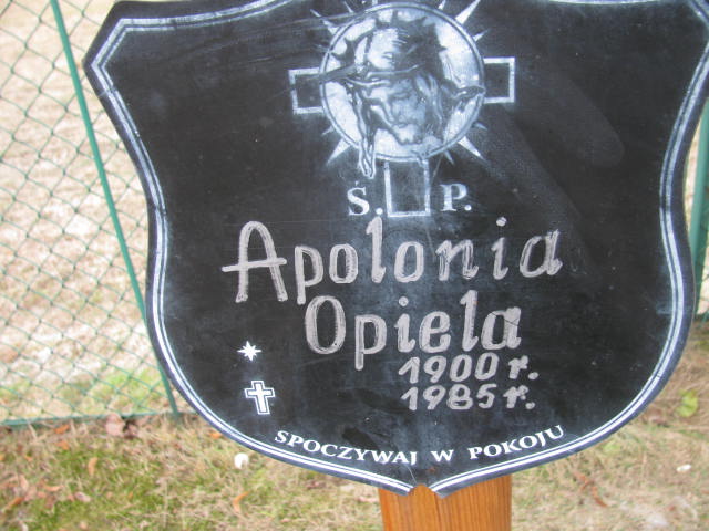 Apolonia Opiela 1900 Wołów - Grobonet - Wyszukiwarka osób pochowanych