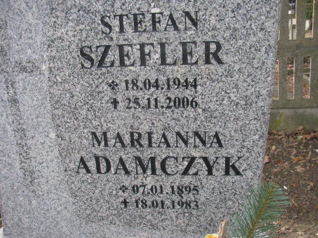 Józef Adamczyk 1894 Wołów - Grobonet - Wyszukiwarka osób pochowanych