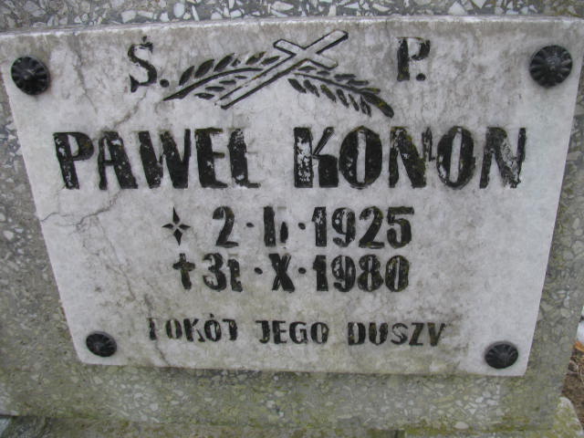 Stefania Konon 1930 Wołów - Grobonet - Wyszukiwarka osób pochowanych