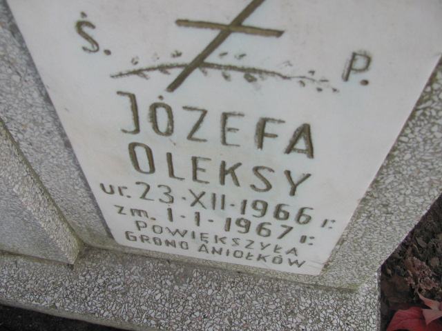 Józefa Oleksy 1966 Wołów - Grobonet - Wyszukiwarka osób pochowanych