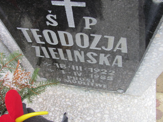  Zielińska 1922 Wołów - Grobonet - Wyszukiwarka osób pochowanych