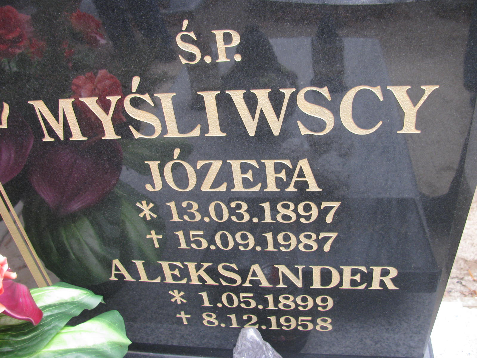Zofia Myśliwska 1895 Wołów - Grobonet - Wyszukiwarka osób pochowanych