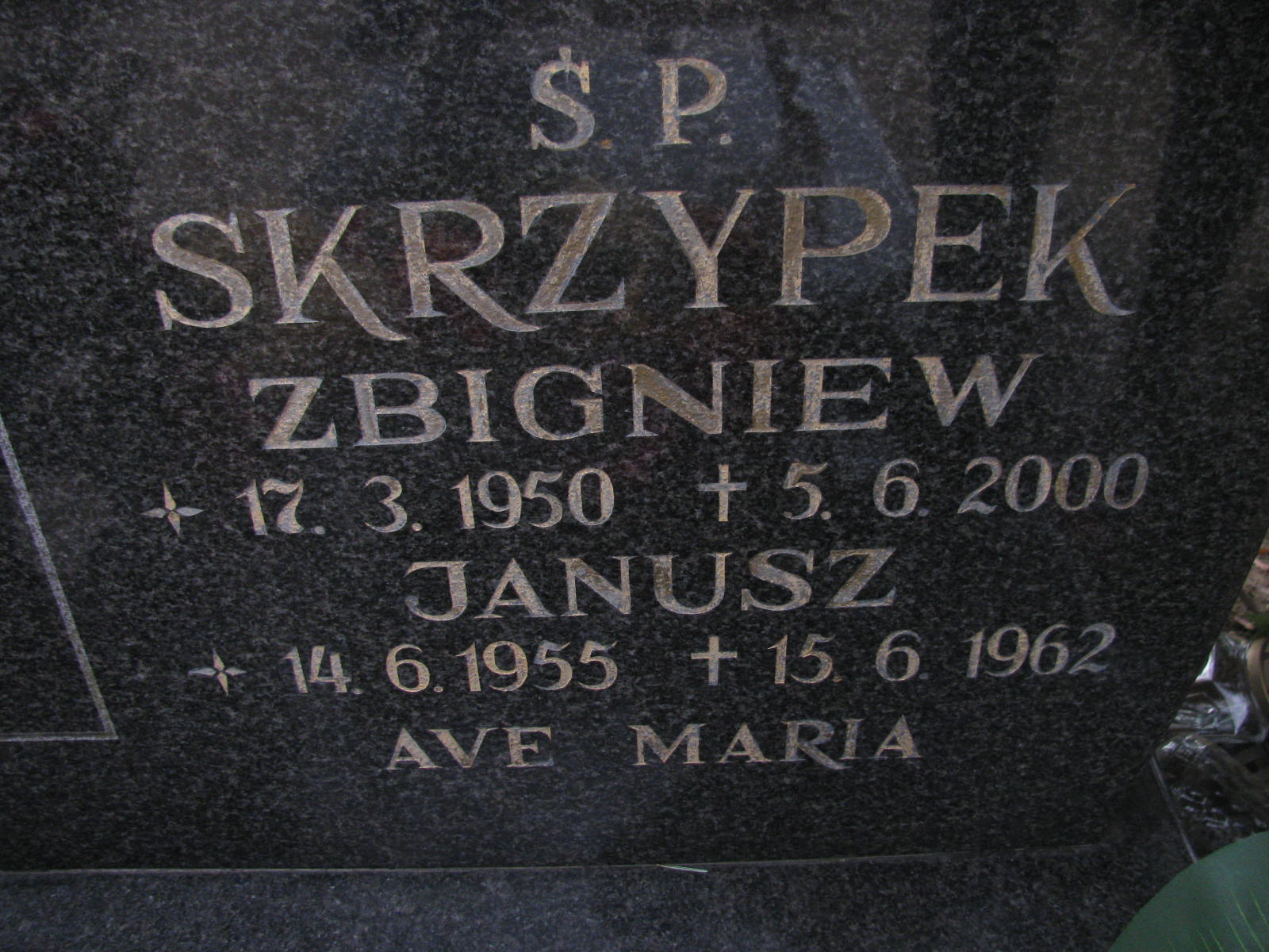 Janusz Skrzypek 1955 Wołów - Grobonet - Wyszukiwarka osób pochowanych