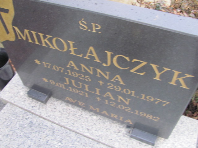 Anna Mikołajczyk 1925 Wołów - Grobonet - Wyszukiwarka osób pochowanych