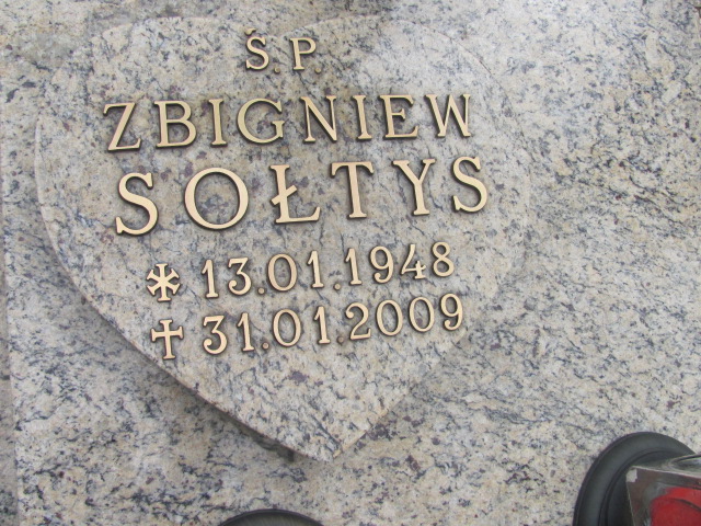 Zbigniew Antoni Sołtys 1948 Wołów - Grobonet - Wyszukiwarka osób pochowanych