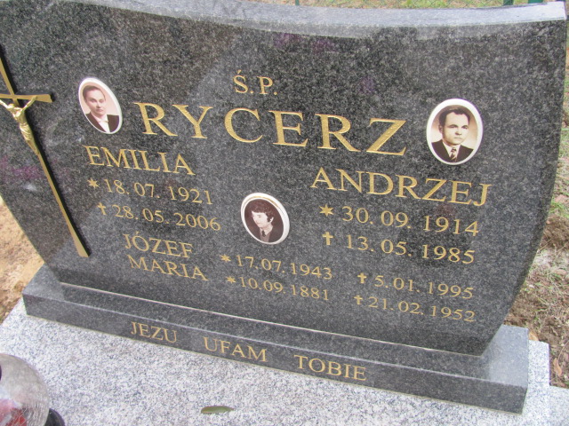 Józef Rycerz 1943 Wołów - Grobonet - Wyszukiwarka osób pochowanych