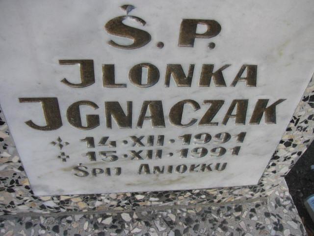 Ilona Ignaczak 1991 Wołów - Grobonet - Wyszukiwarka osób pochowanych