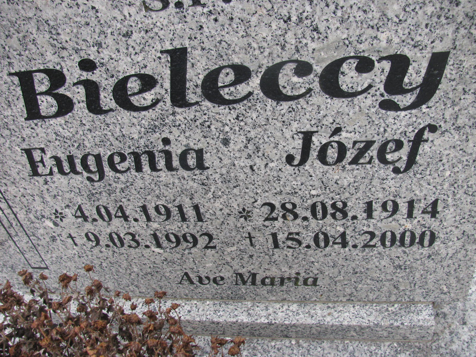 Józef Bielecki 1914 Wołów - Grobonet - Wyszukiwarka osób pochowanych