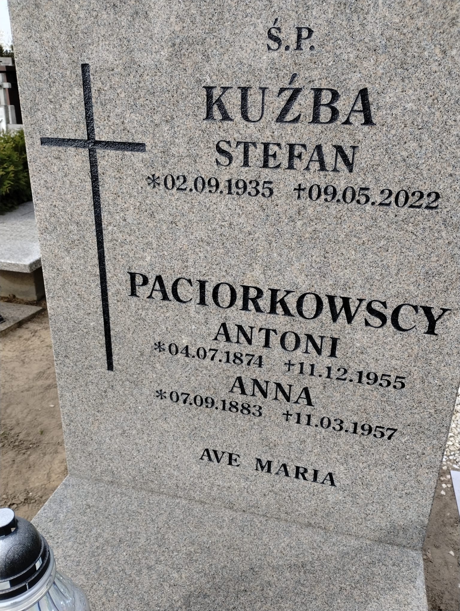 Antoni Paciorkowski 1874 Wołów - Grobonet - Wyszukiwarka osób pochowanych