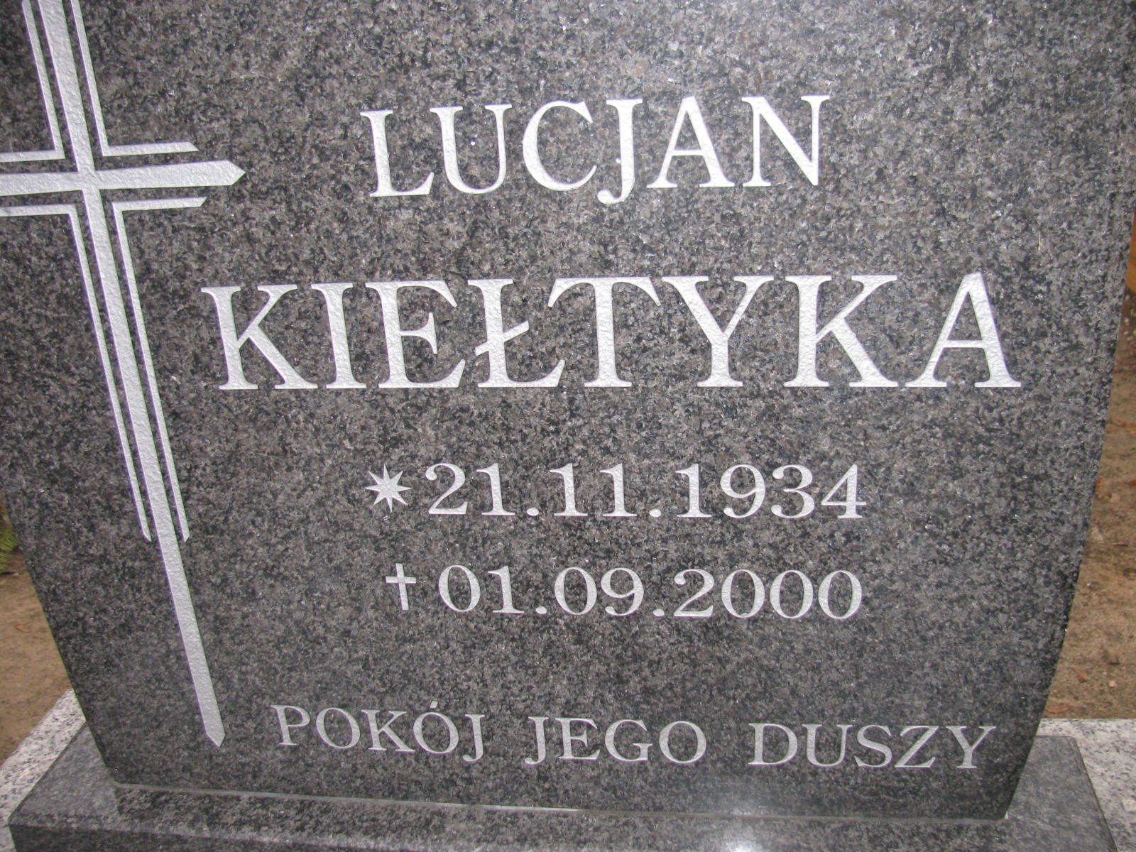 Lucjan Kiełtyka 1934 Wołów - Grobonet - Wyszukiwarka osób pochowanych