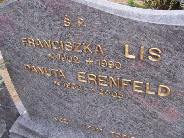 Franciszka Lis 1902 Wołów - Grobonet - Wyszukiwarka osób pochowanych