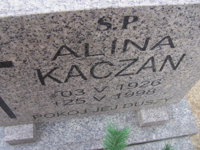 Alina Kaczan 1926 Wołów - Grobonet - Wyszukiwarka osób pochowanych