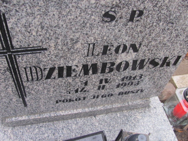 Leon Dziembowski 1913 Wołów - Grobonet - Wyszukiwarka osób pochowanych