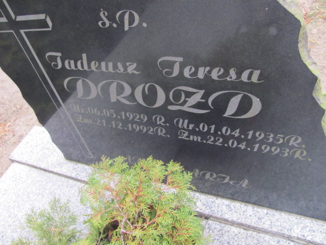 Teresa Drozd 1935 Wołów - Grobonet - Wyszukiwarka osób pochowanych