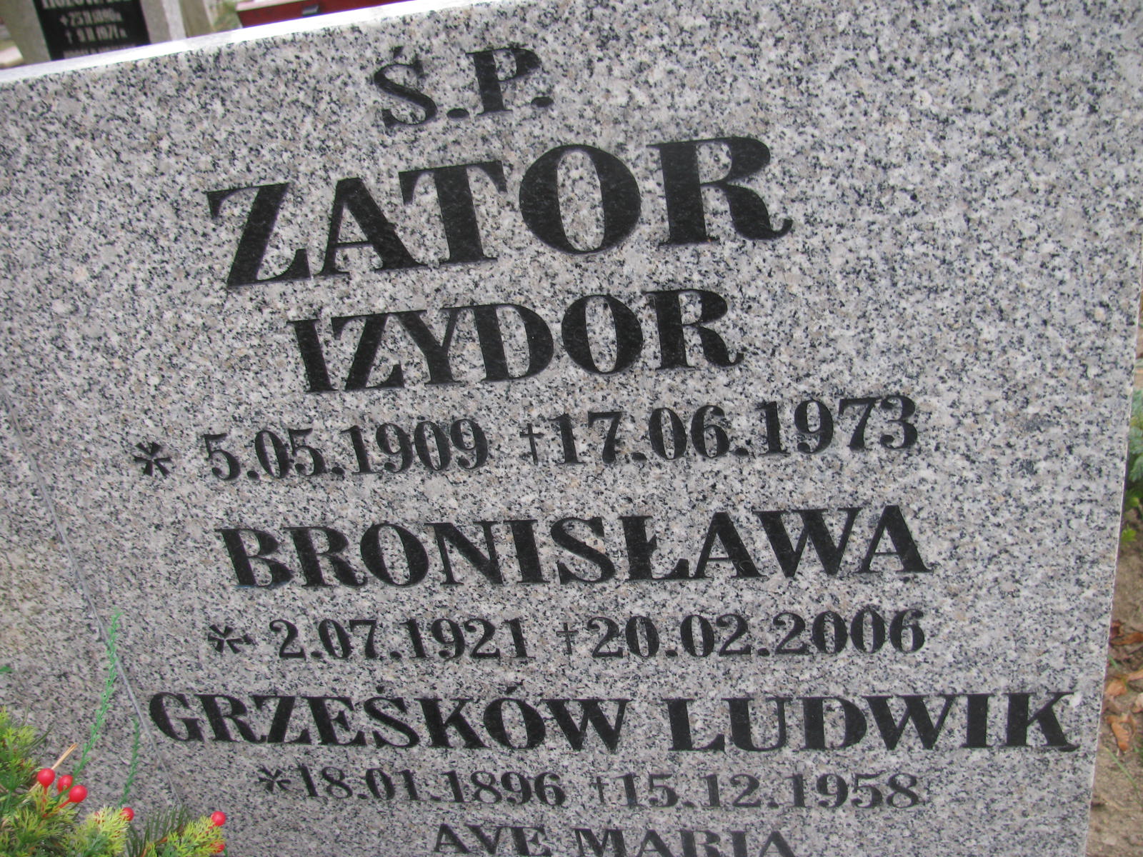 Ludwik Grześków 1896 Wołów - Grobonet - Wyszukiwarka osób pochowanych