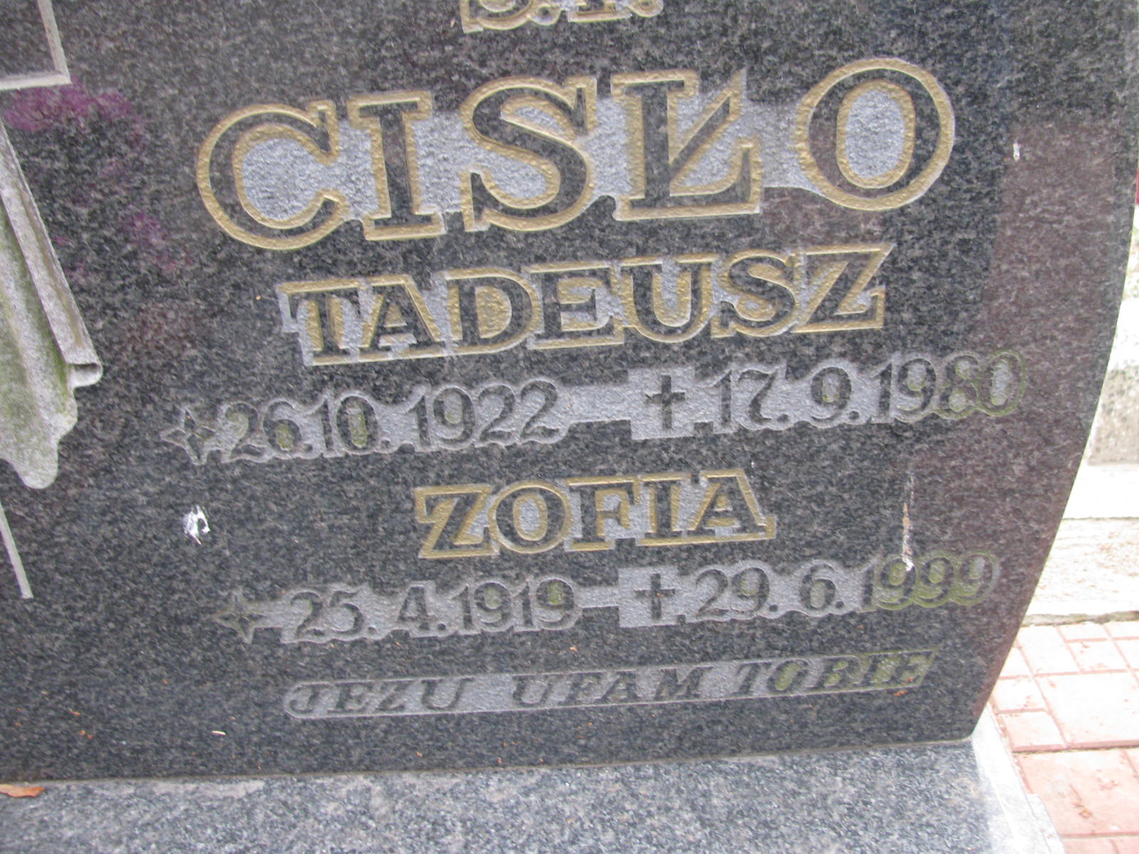 Tadeusz Cisło 1922 Wołów - Grobonet - Wyszukiwarka osób pochowanych