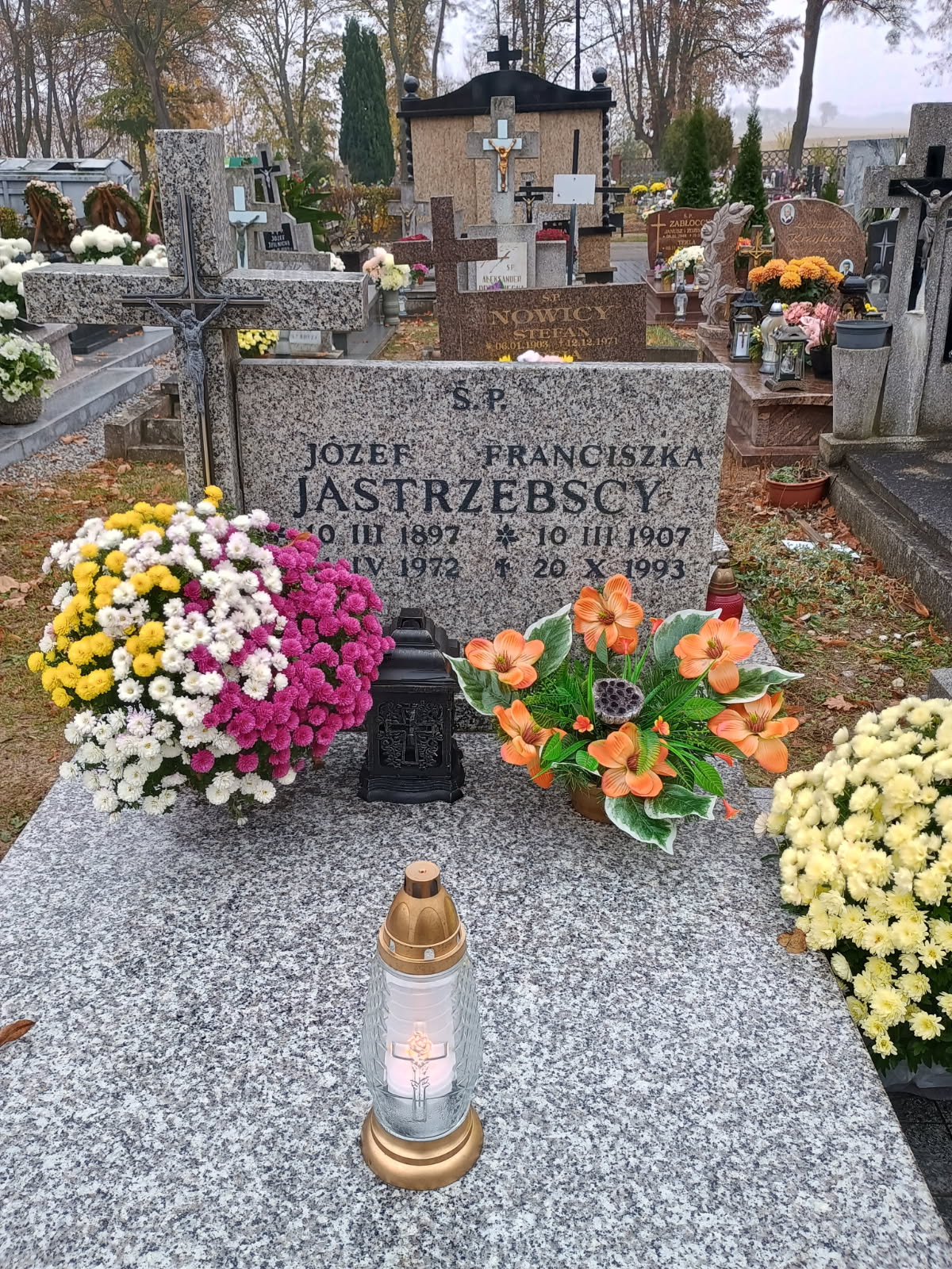 Józef Jastrzębski 1897 Wołów - Grobonet - Wyszukiwarka osób pochowanych