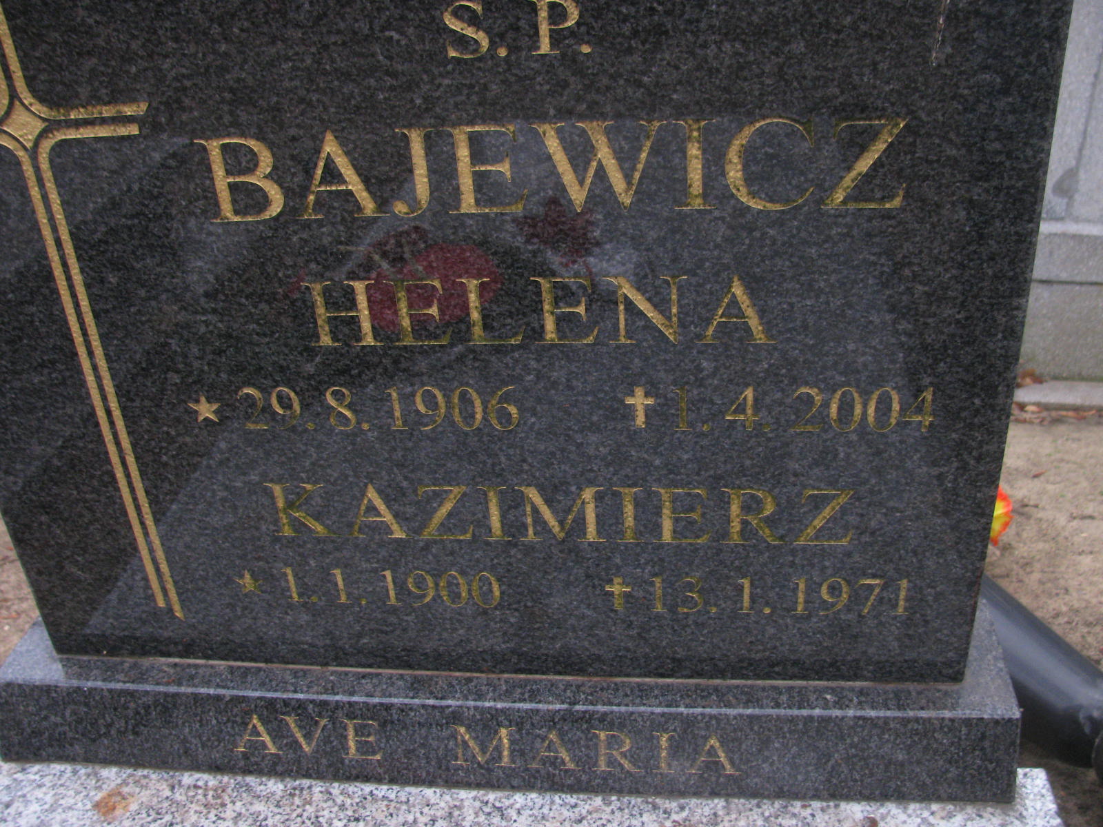 Helena Bajewicz 1906 Wołów - Grobonet - Wyszukiwarka osób pochowanych