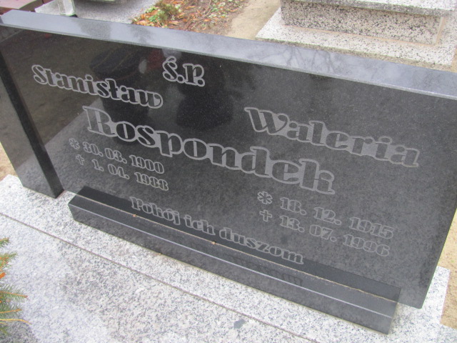 Waleria Rospondek 1915 Wołów - Grobonet - Wyszukiwarka osób pochowanych