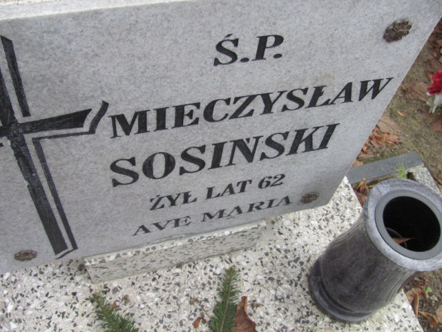 Grób Mieczysław Sosiński