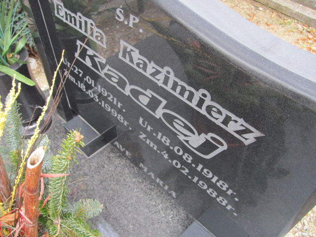 Emilia Kadej 1921 Wołów - Grobonet - Wyszukiwarka osób pochowanych