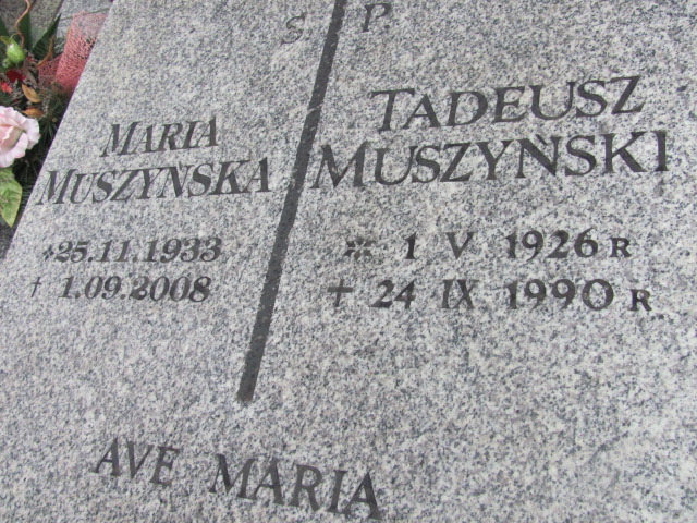 Tadeusz Muszyński 1926 Wołów - Grobonet - Wyszukiwarka osób pochowanych