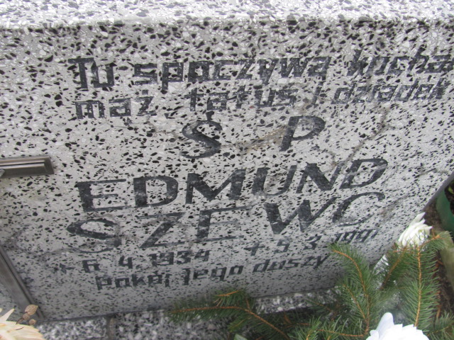 Edmund Szewc 1934 Wołów - Grobonet - Wyszukiwarka osób pochowanych