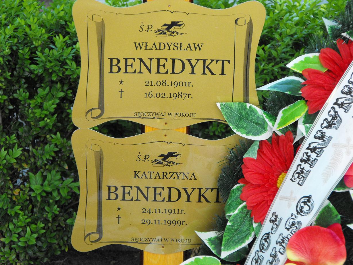 Adam Benedykt 1938 Wołów - Grobonet - Wyszukiwarka osób pochowanych