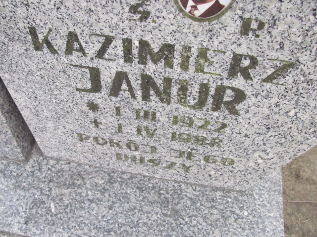 Kazimierz Janur 1922 Wołów - Grobonet - Wyszukiwarka osób pochowanych