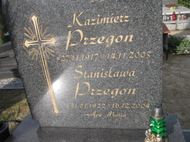 Stanisława Przegon 1922 Wołów - Grobonet - Wyszukiwarka osób pochowanych