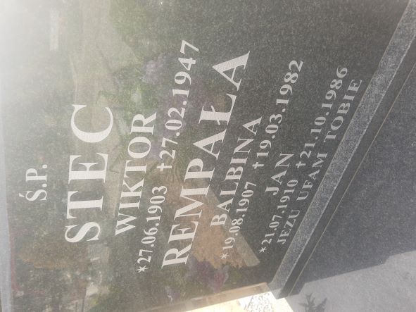 Wiktor Stec 1903 Wołów - Grobonet - Wyszukiwarka osób pochowanych