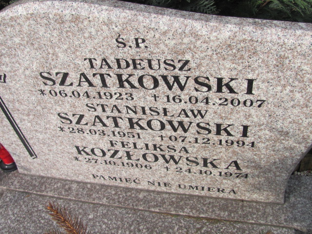 Feliksa Kozłowska 1906 Wołów - Grobonet - Wyszukiwarka osób pochowanych