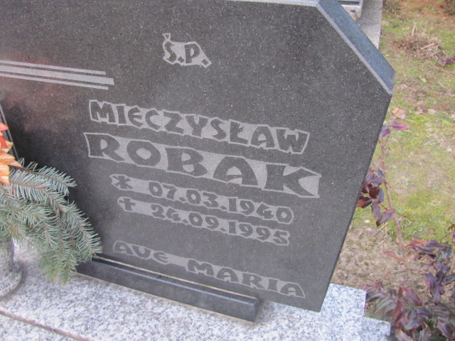 Mieczysław Robak 1940 Wołów - Grobonet - Wyszukiwarka osób pochowanych