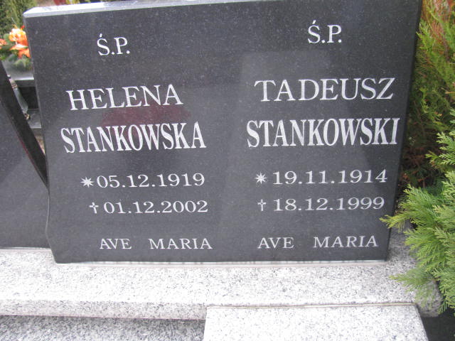 Tadeusz Stankowski 1914 Wołów - Grobonet - Wyszukiwarka osób pochowanych