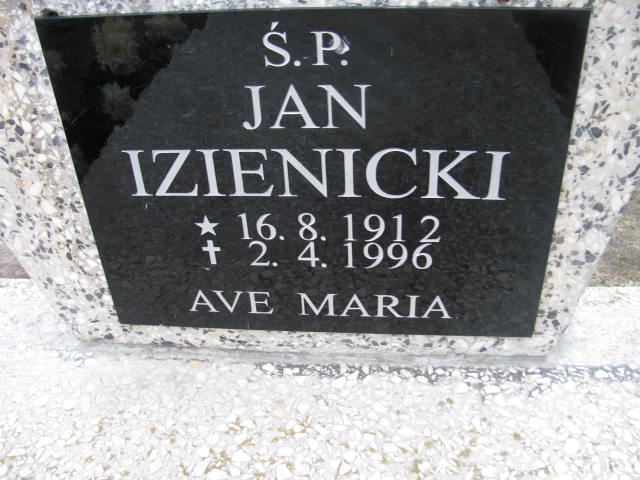 Jan Izienicki 1912 Wołów - Grobonet - Wyszukiwarka osób pochowanych