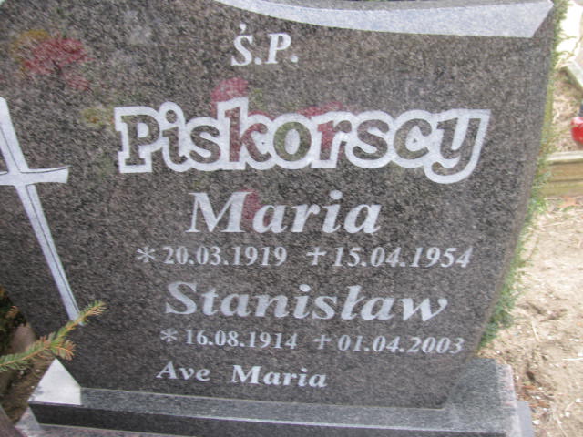 Stanisław Piskorski 1914 Wołów - Grobonet - Wyszukiwarka osób pochowanych