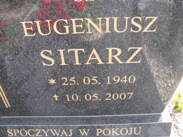Eugeniusz Sitarz 1940 Wołów - Grobonet - Wyszukiwarka osób pochowanych