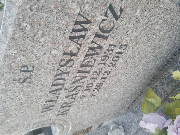 Władysław Kraśniewicz 1931 Wołów - Grobonet - Wyszukiwarka osób pochowanych