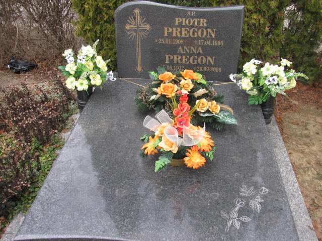 Grób Piotr Pregon