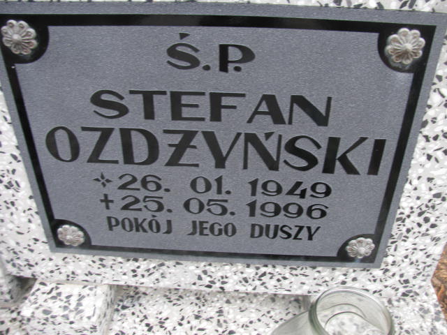 Stefan Ożdżyński 1949 Wołów - Grobonet - Wyszukiwarka osób pochowanych