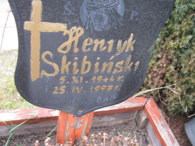 Grób Henryk Skibiński