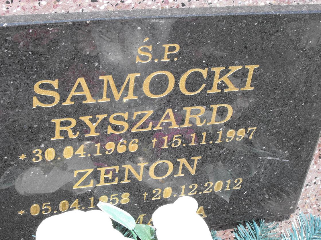 Zenon Samocki 1958 Wołów - Grobonet - Wyszukiwarka osób pochowanych