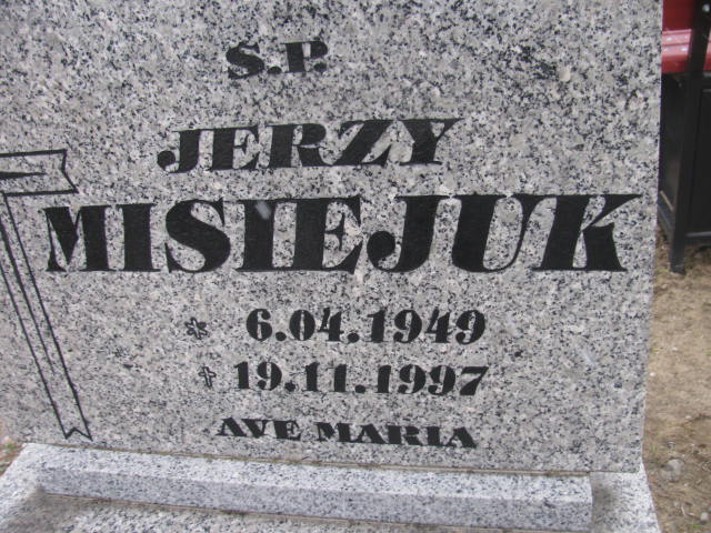 Jerzy Misiejuk 1949 Wołów - Grobonet - Wyszukiwarka osób pochowanych