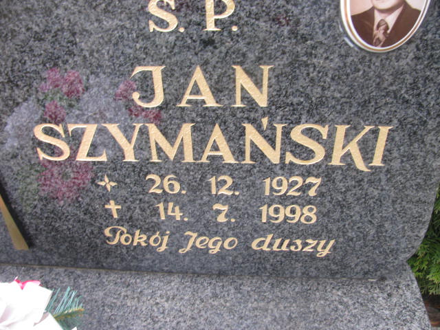 Jan Szymański 1927 Wołów - Grobonet - Wyszukiwarka osób pochowanych