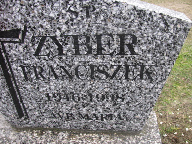 Franciszek Zyber 1946 Wołów - Grobonet - Wyszukiwarka osób pochowanych