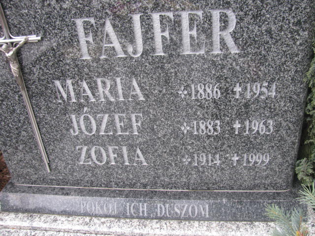 Maria Fajfer 1886 Wołów - Grobonet - Wyszukiwarka osób pochowanych