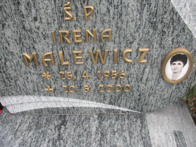 Grób Irena Malewicz