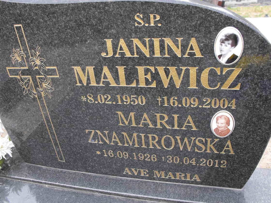 Ewa Malewicz 1978 Wołów - Grobonet - Wyszukiwarka osób pochowanych